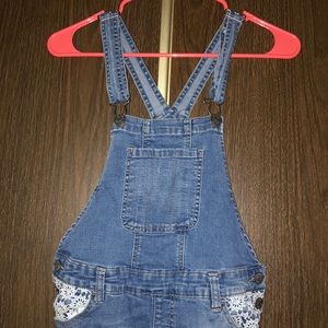Children’s Jean Overall Lace Fake Rip